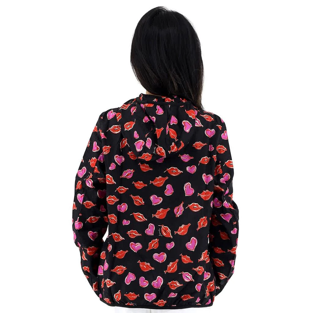 商品Moncler|Ladies Bomber Jacket With Hearts And Lips Print,价格¥3042,第3张图片详细描述
