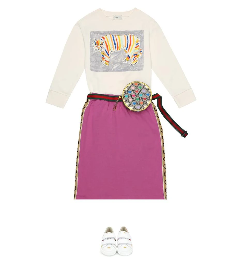 商品Gucci|Heart Supreme 心形印花腰包,价格¥3253,第2张图片详细描述