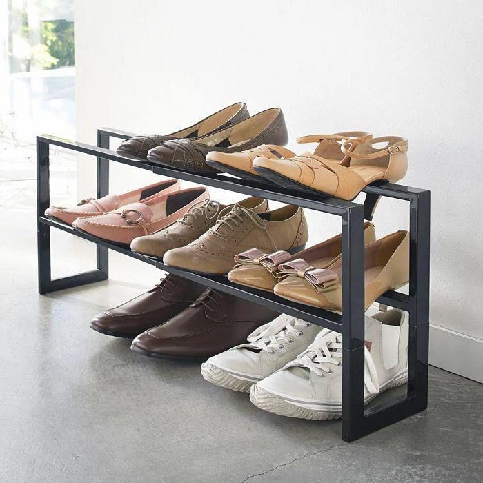 商品Yamazaki|Line 2-Tier Adjustable Shoe Rack,价格¥374,第3张图片详细描述