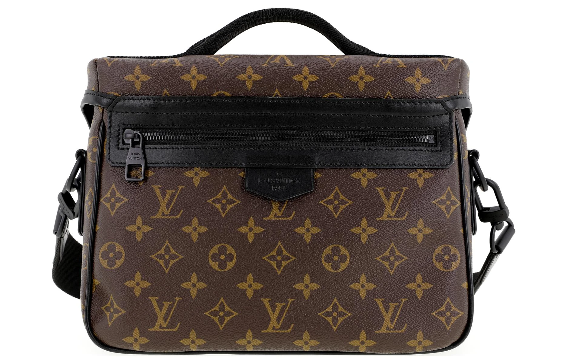 商品[国内直发] Louis Vuitton|Trail QUEST 可拆卸可调节肩带 Monogram Macassar 涂层帆布 邮差包单肩斜挎包 男女同款情侣款 棕黄色,价格¥30211,第4张图片详细描述