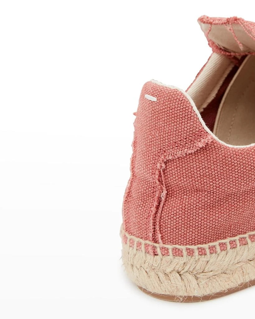 商品MAISON MARGIELA|Frayed Denim Low-Top Espadrille Sneakers,价格¥1390,第3张图片详细描述