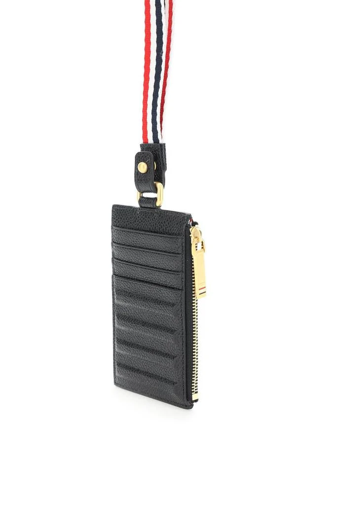 商品Thom Browne|CARDHOLDER WITH TRICOLOR STRIPE,价格¥2742,第2张图片详细描述