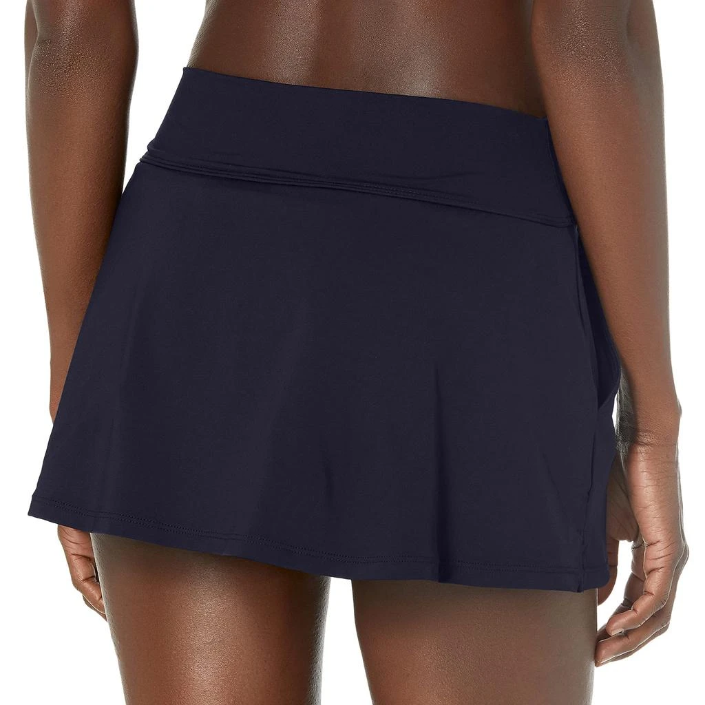 商品Nautica|Midrise Core Solid Wide Waistband Swim Skirt,价格¥302,第2张图片详细描述