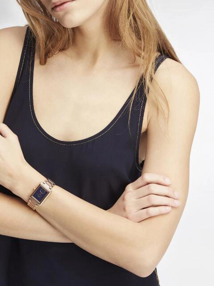 商品DKNY|Gershwin Rectangular Stainless Steel Watch,价格¥1126,第2张图片详细描述