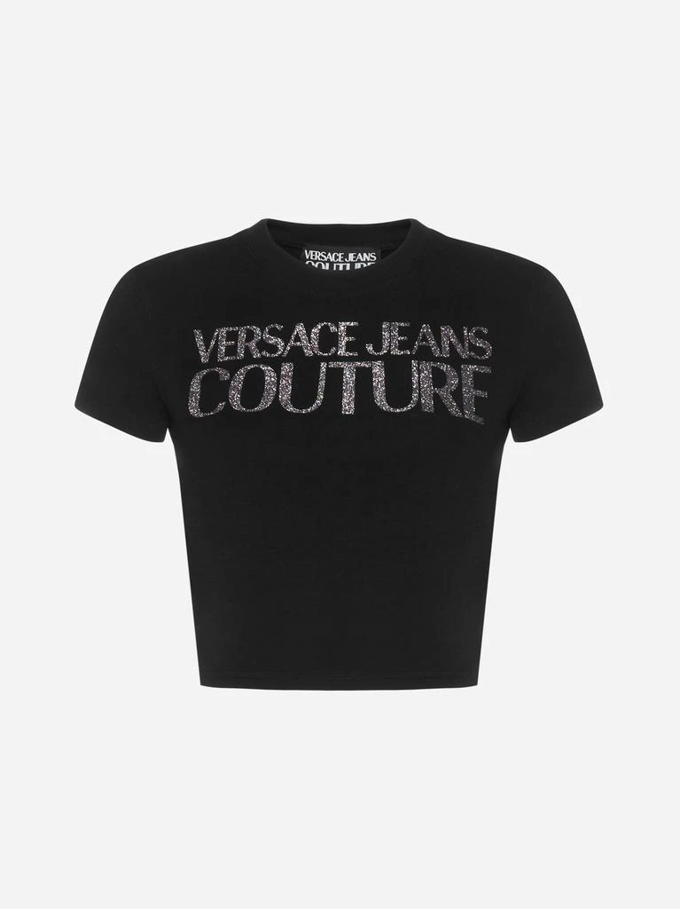 商品Versace|Logo cotton t-shirt,价格¥825,第1张图片