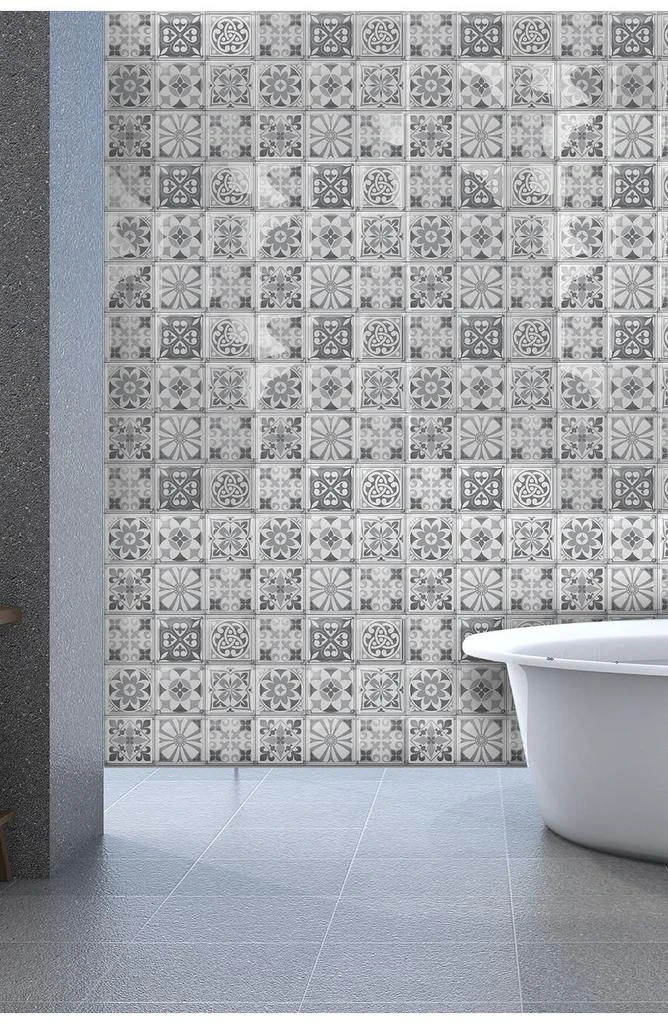 Purbeck Stone Glossy 3D Sticker Tile 15.4 cm (6 in) - 16pcs in a pack 商品