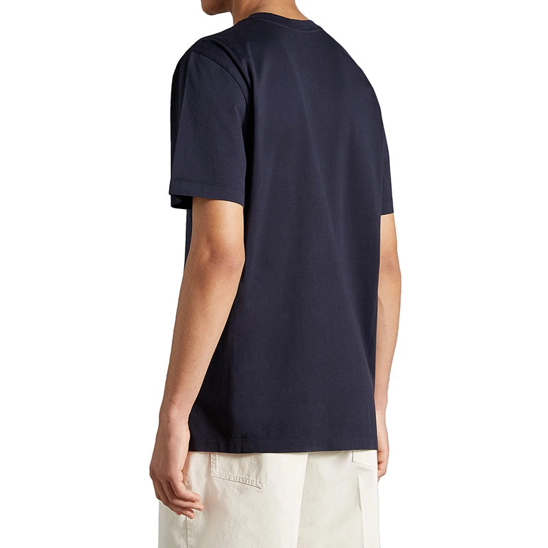 商品Moncler|【预售3-7天】Moncler/蒙克莱 22年秋冬新款 男士午夜蓝色纯棉饰口袋短袖T恤H10918C000488390Y778,价格¥2556,第5张图片详细描述