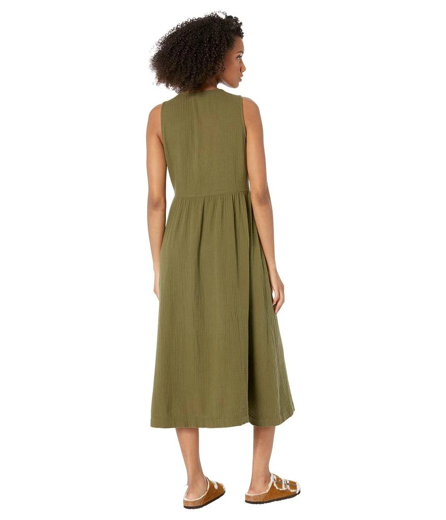 商品Madewell|Lightspun Button-Front Tank Midi Dress,价格¥894,第2张图片详细描述