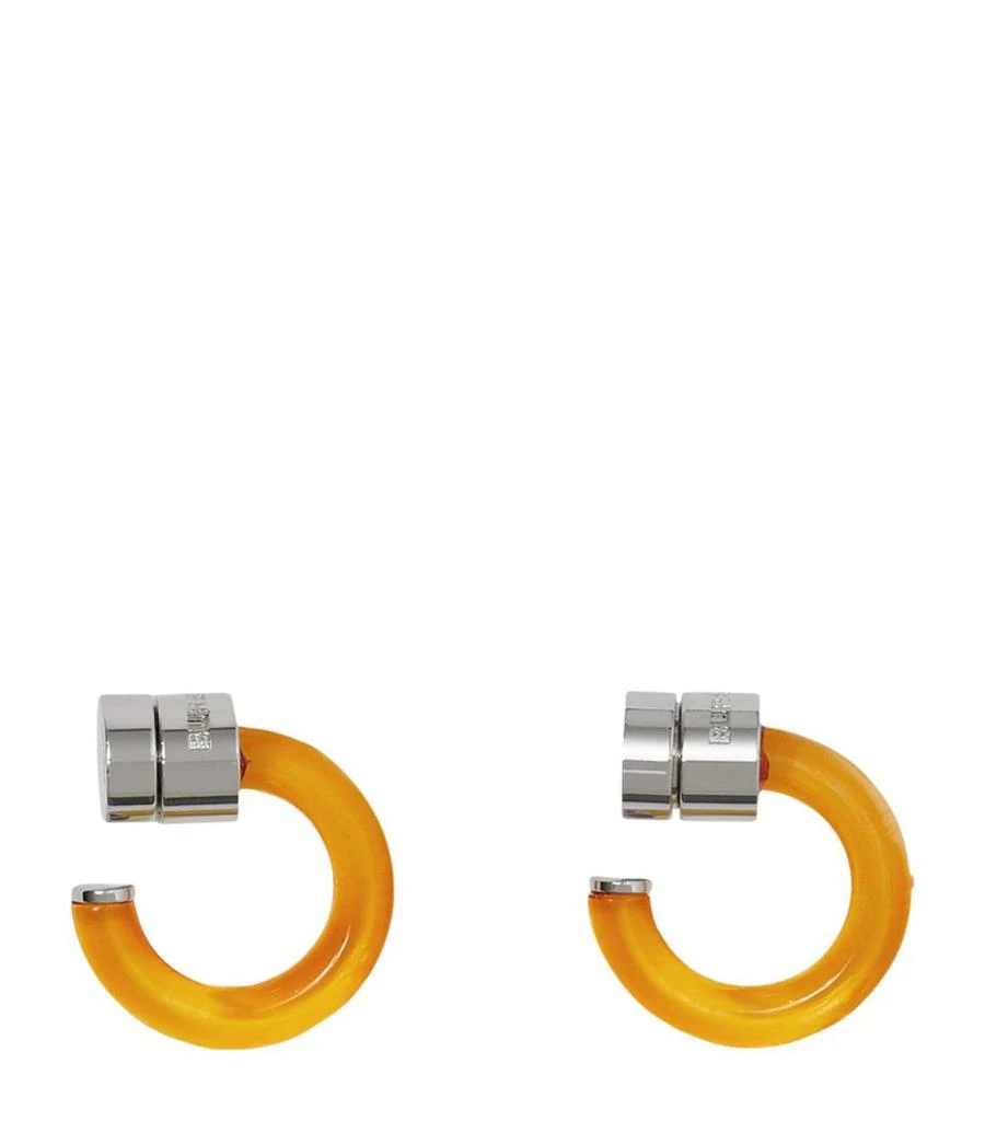 商品Burberry|Acetate Hoop Earrings,价格¥3105,第1张图片