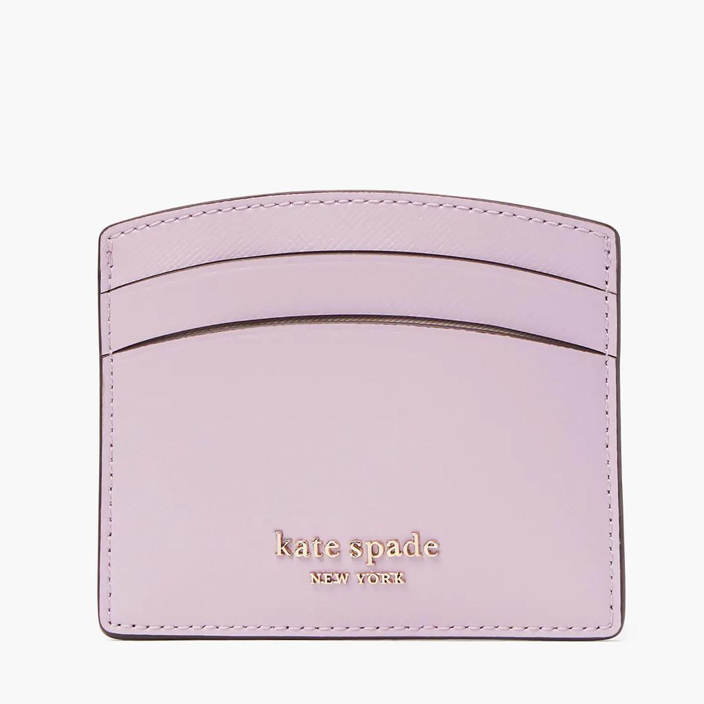 Kate Spade New York Women's Spencer Saffiano Card Holder - Violet Mist商品第1张图片规格展示