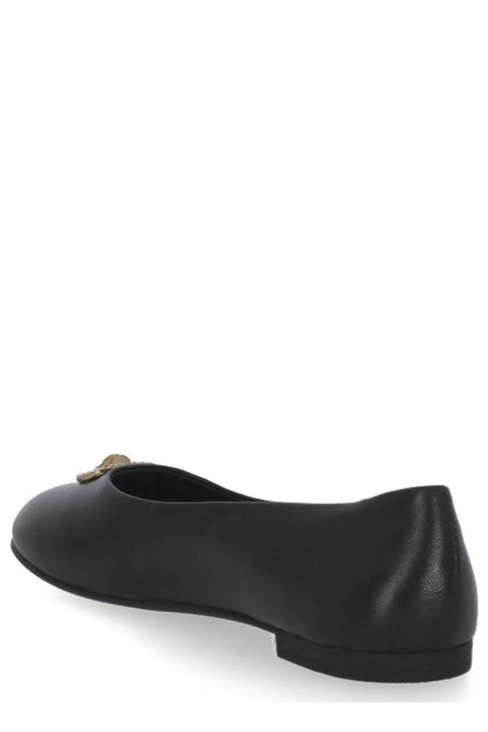 商品Versace|Versace Kids Heart Embellished Slip-On Ballerinas,价格¥2848,第3张图片详细描述