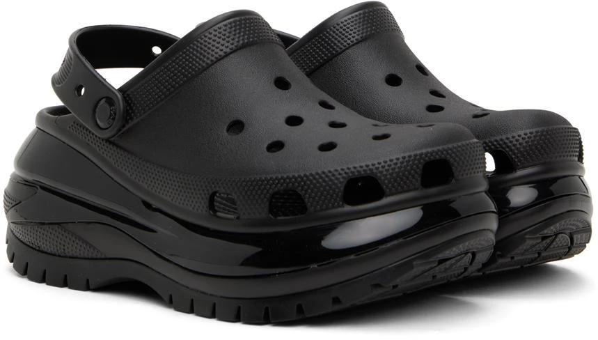 商品Crocs|Black Mega Crush Clogs,价格¥631,第4张图片详细描述
