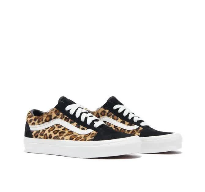 商品Vans|Jungle Clash Leopard Old Skool 36 DX Low-Top Sneakers,价格¥487,第2张图片详细描述
