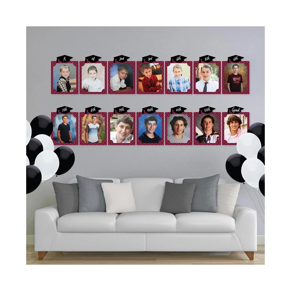 商品Big Dot of Happiness|Maroon Grad - Best is Yet to Come - 8 x 10 inches K-12 School Photo Holder - DIY Graduation Party Decor - Picturific Display,价格¥224,第2张图片详细描述