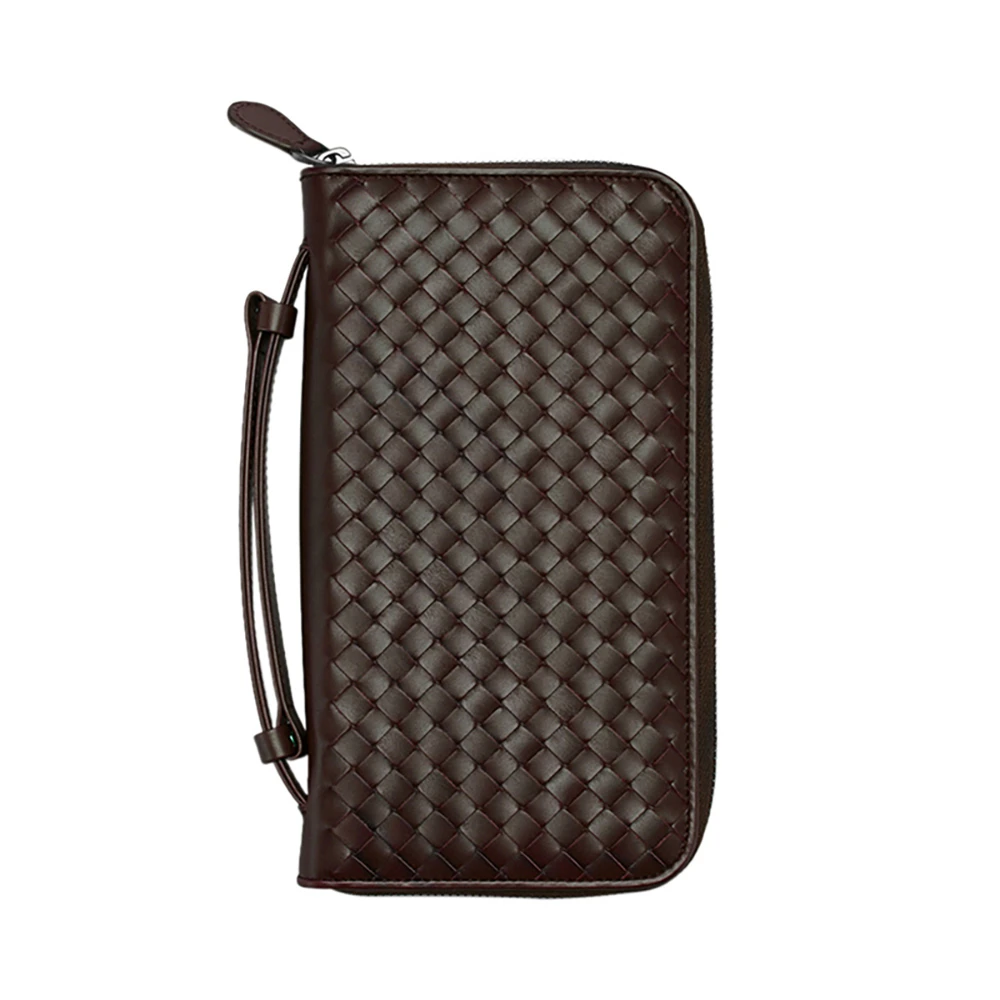 商品[国内直发] Bottega Veneta|BOTTEGA VENETA 深咖色男士手拿包 169730-V4651-2040,价格¥6006,第1张图片