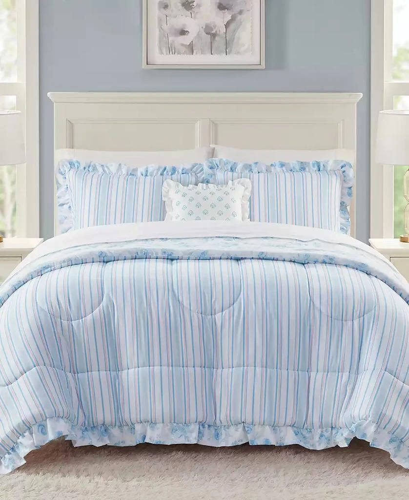 商品JLA Home|Mia Ruffle 4-Pc. Comforter Set, Exclusively at Macy’s,价格¥133,第3张图片详细描述