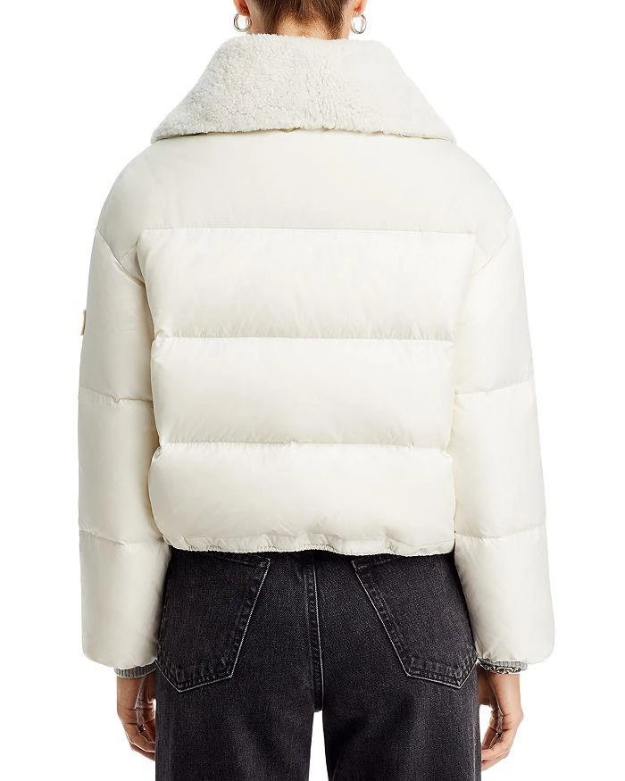 商品Yves Salomon|Shearling Collar Down Puffer Jacket,价格¥5790,第4张图片详细描述