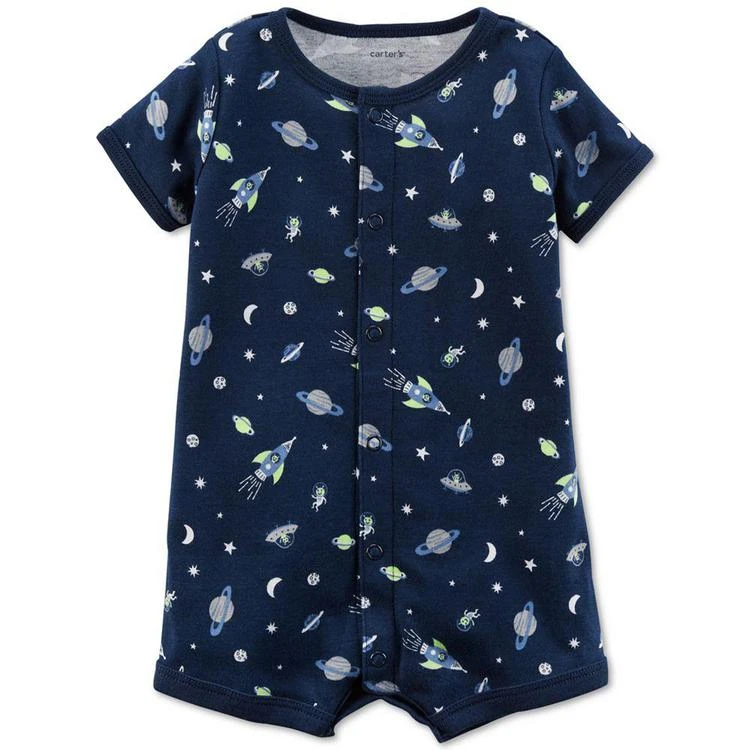 商品Carter's|Space-Print Cotton Romper, Baby Boys,价格¥63,第1张图片