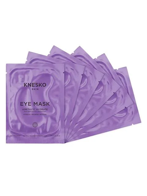 商品Knesko|Amethyst Hydrate Eye Mask 6-Piece Set,价格¥418,第2张图片详细描述