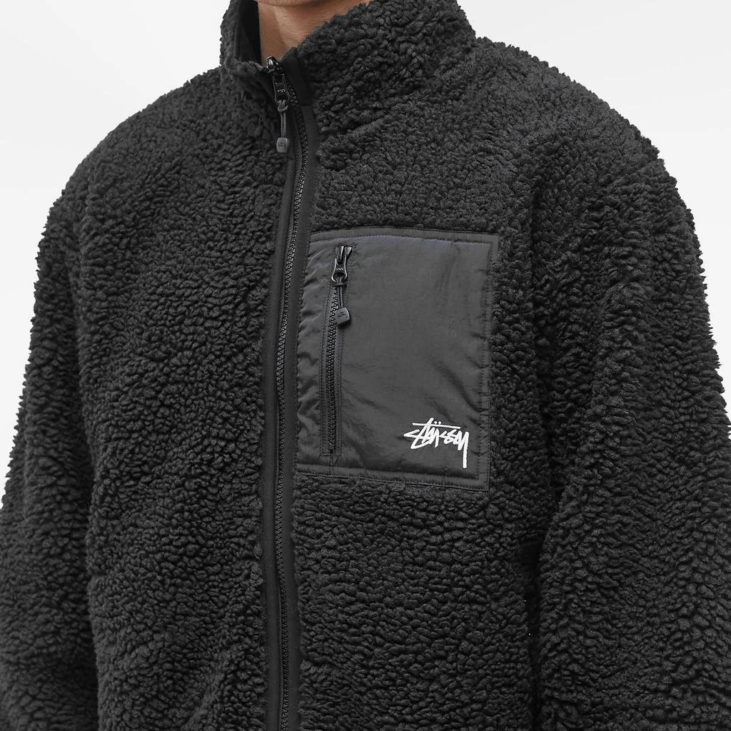 商品STUSSY|Stussy Sherpa Reversible Fleece Jacket,价格¥1841,第5张图片详细描述