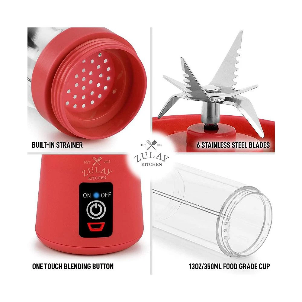 商品Zulay Kitchen|Rechargeable Portable Blender,价格¥246,第2张图片详细描述