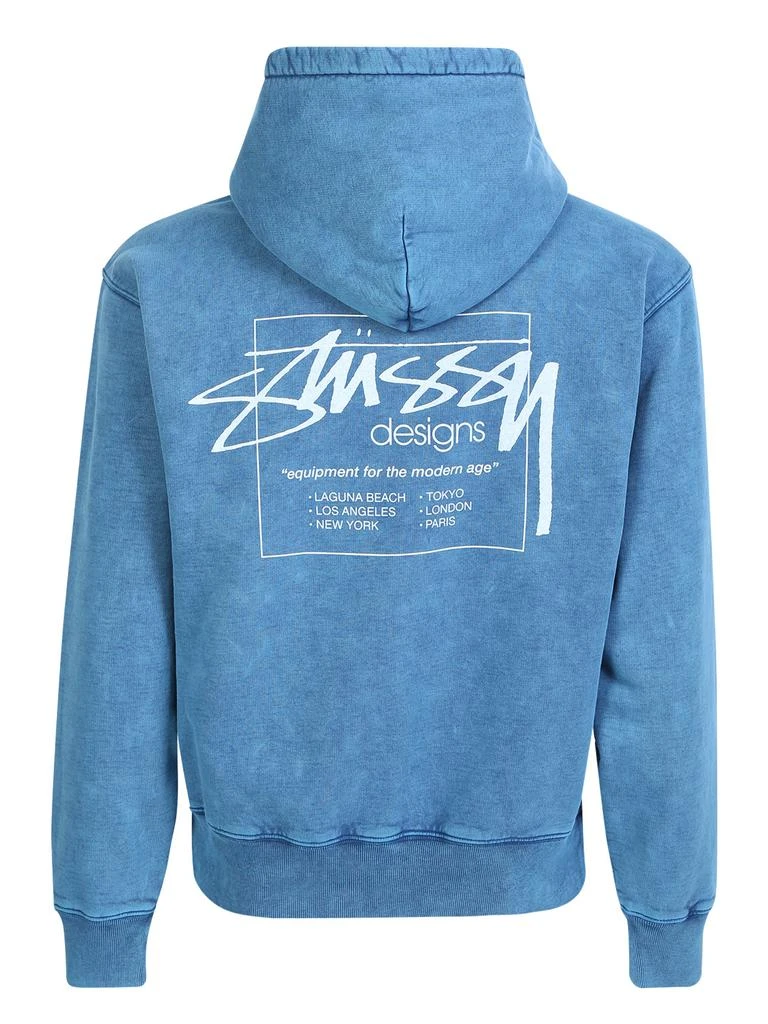 商品STUSSY|STUSSY STÃ¼SSY HOODED SWEATSHIRT WITH DISTRESSED EFFECT,价格¥1103,第2张图片详细描述