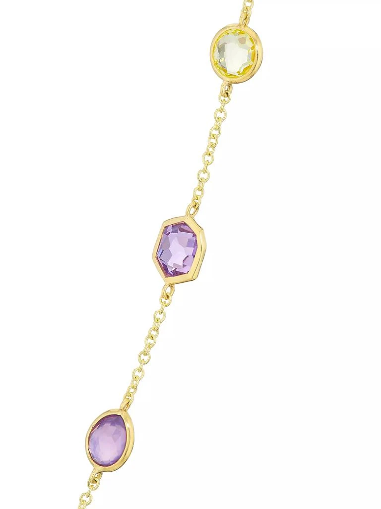 商品Ippolita|​Rock Candy 18K Yellow Gold &amp; Multi-Gemstone Station Necklace,价格¥56819,第3张图片详细描述