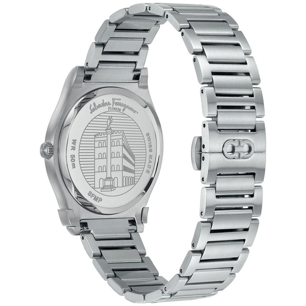 商品Salvatore Ferragamo|Men's Swiss Gancini Stainless Steel Bracelet Watch 41mm,价格¥6626,第3张图片详细描述