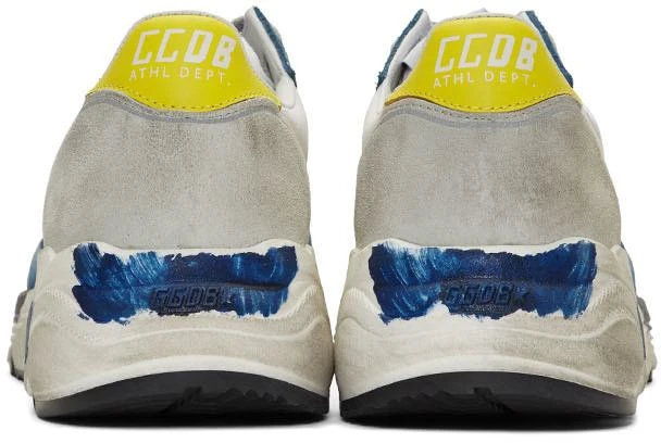 商品Golden Goose|Blue & Grey Running Sole Sneakers,价格¥2361,第4张图片详细描述