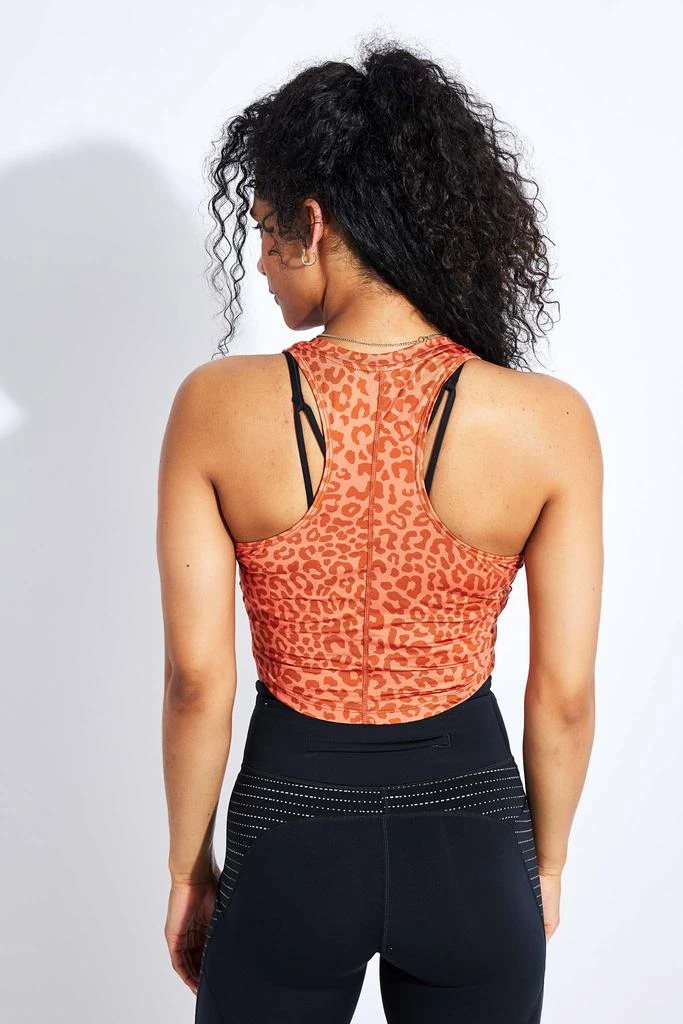 商品NIKE|Dri-FIT One Leopard Print Tank - Madder Root/White,价格¥418,第3张图片详细描述