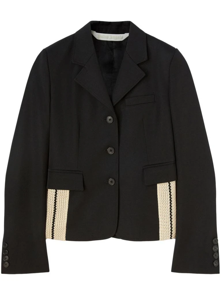 商品Palm Angels|BLAZER NEGRA CORTA BANDA BICOLOR,价格¥4840,第1张图片