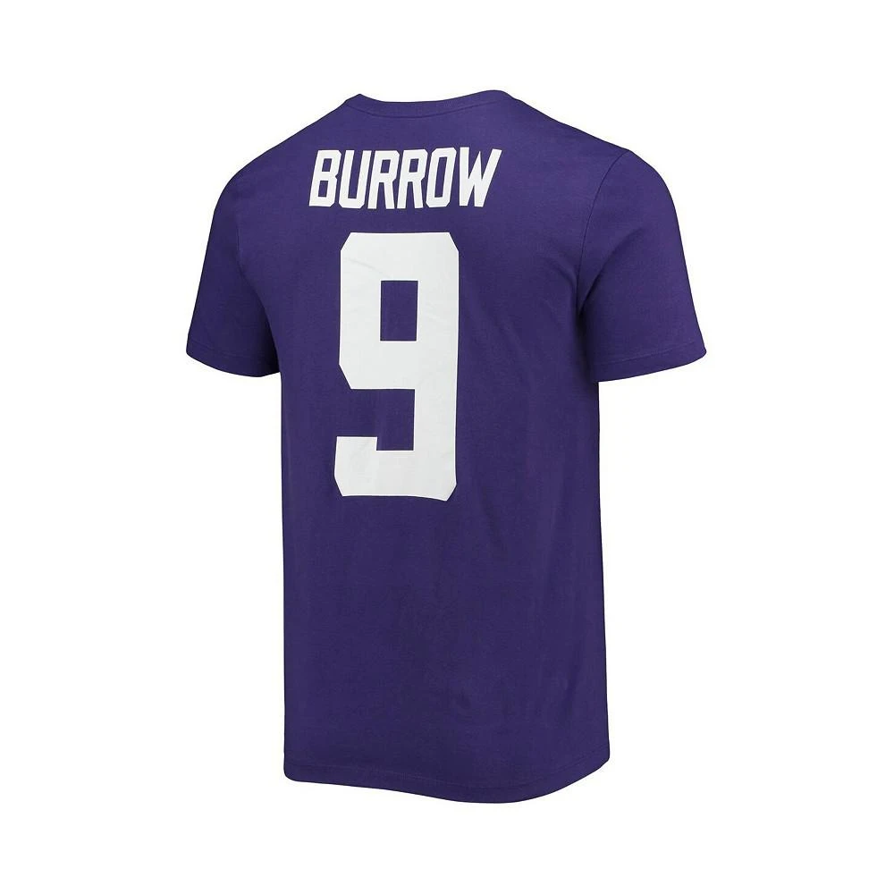 商品NIKE|Men's Joe Burrow Purple LSU Tigers Alumni Name and Number Team T-shirt,价格¥166,第3张图片详细描述