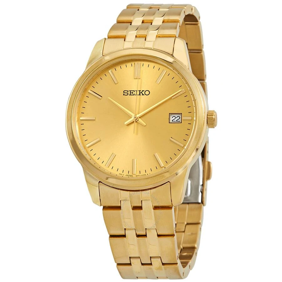 商品Seiko|Essentials Quartz Champagne Dial Men's Watch SUR442,价格¥918,第1张图片