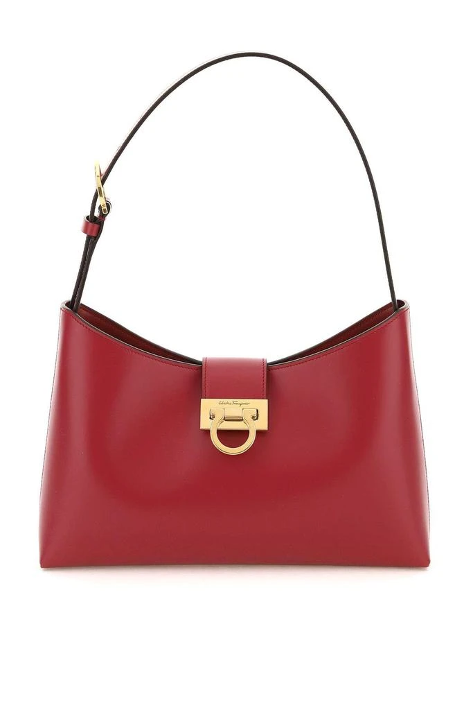 商品Salvatore Ferragamo|Salvatore Ferragamo Trifolio Shoulder Bag,价格¥8920,第1张图片