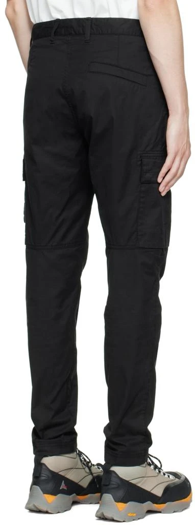 商品Stone Island|Black Straight-Leg Cargo Pants,价格¥2429,第3张图片详细描述