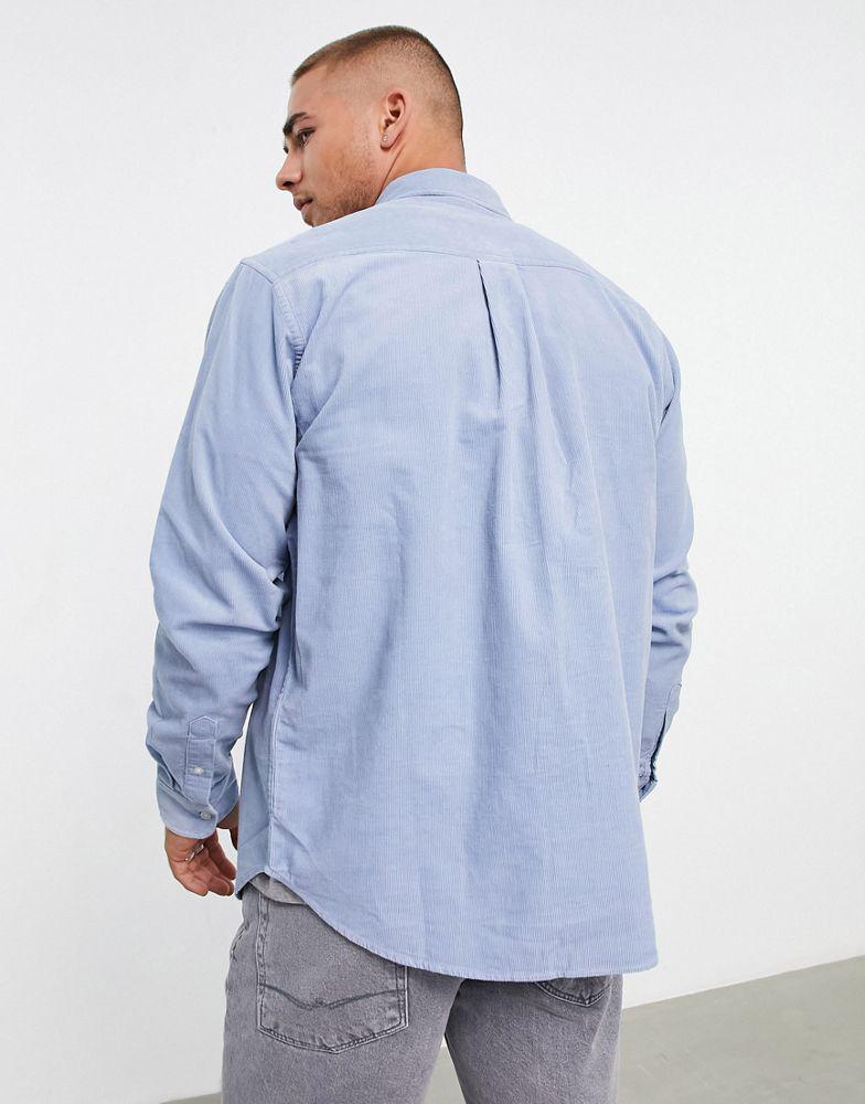 Carhartt WIP madison cord shirt in soft blue商品第4张图片规格展示