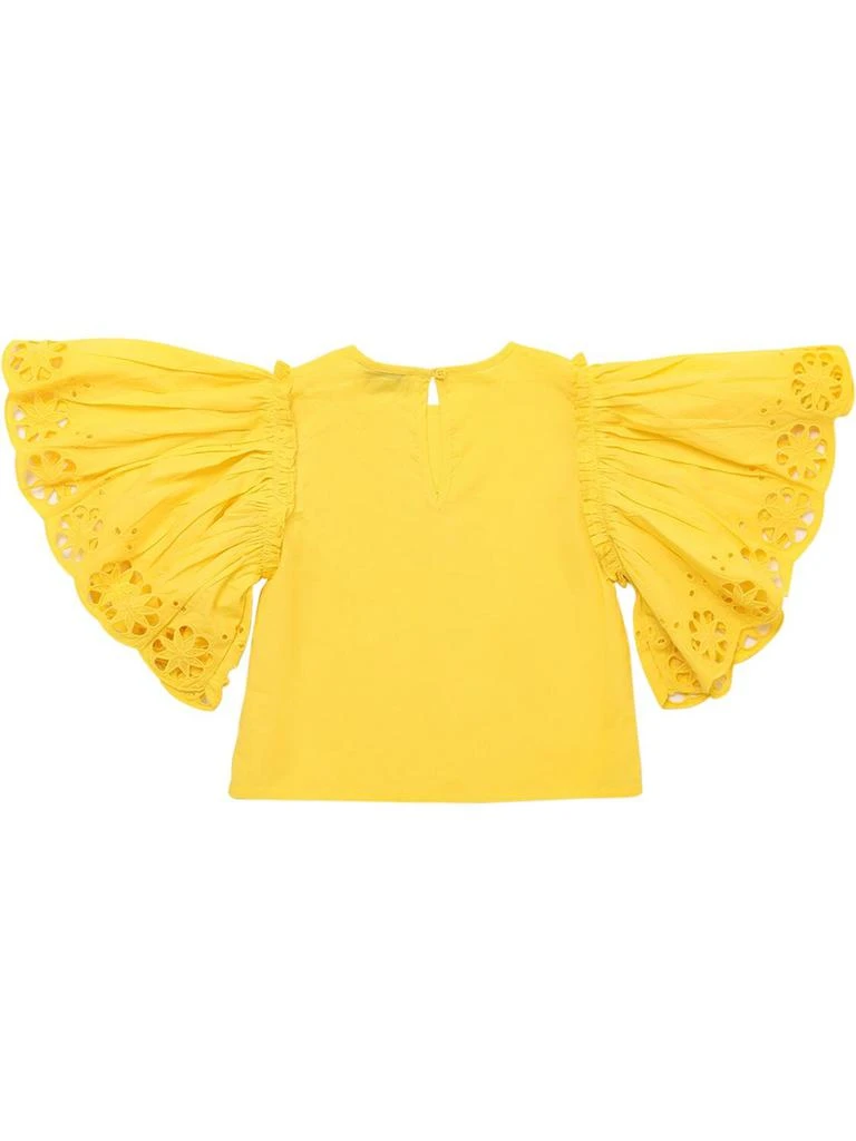 商品Stella McCartney|Embroidered Organic Cotton Top,价格¥307,第2张图片详细描述