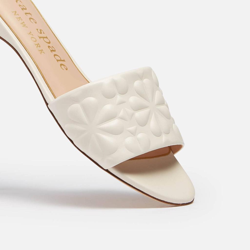 商品Kate Spade|Kate Spade New York Women's Emmie Leather Slide Sandals - Parchment,价格¥828,第6张图片详细描述