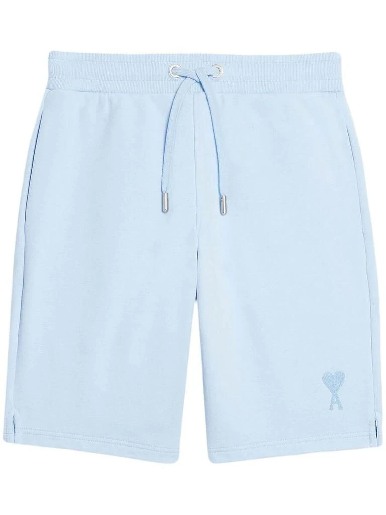 商品AMI|Ami Alexandre Mattiussi Blue Cotton Track Shorts,价格¥2058,第1张图片