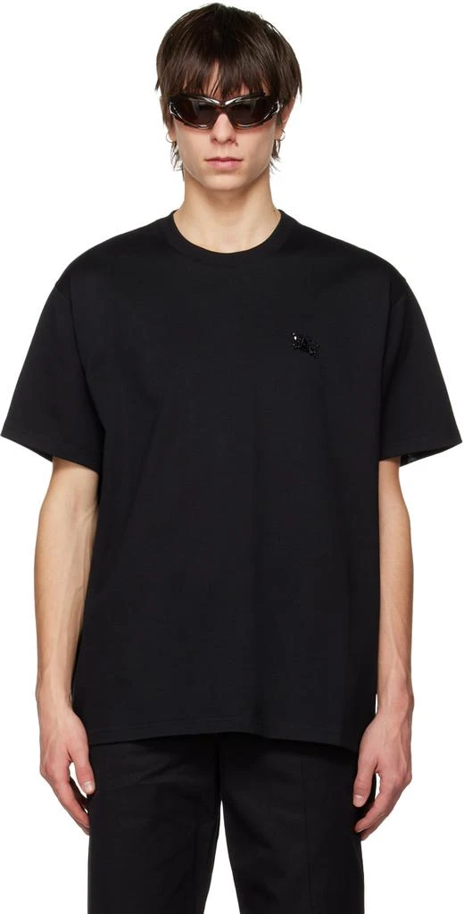 商品Burberry|Black Crystal-Cut T-Shirt,价格¥6209,第1张图片