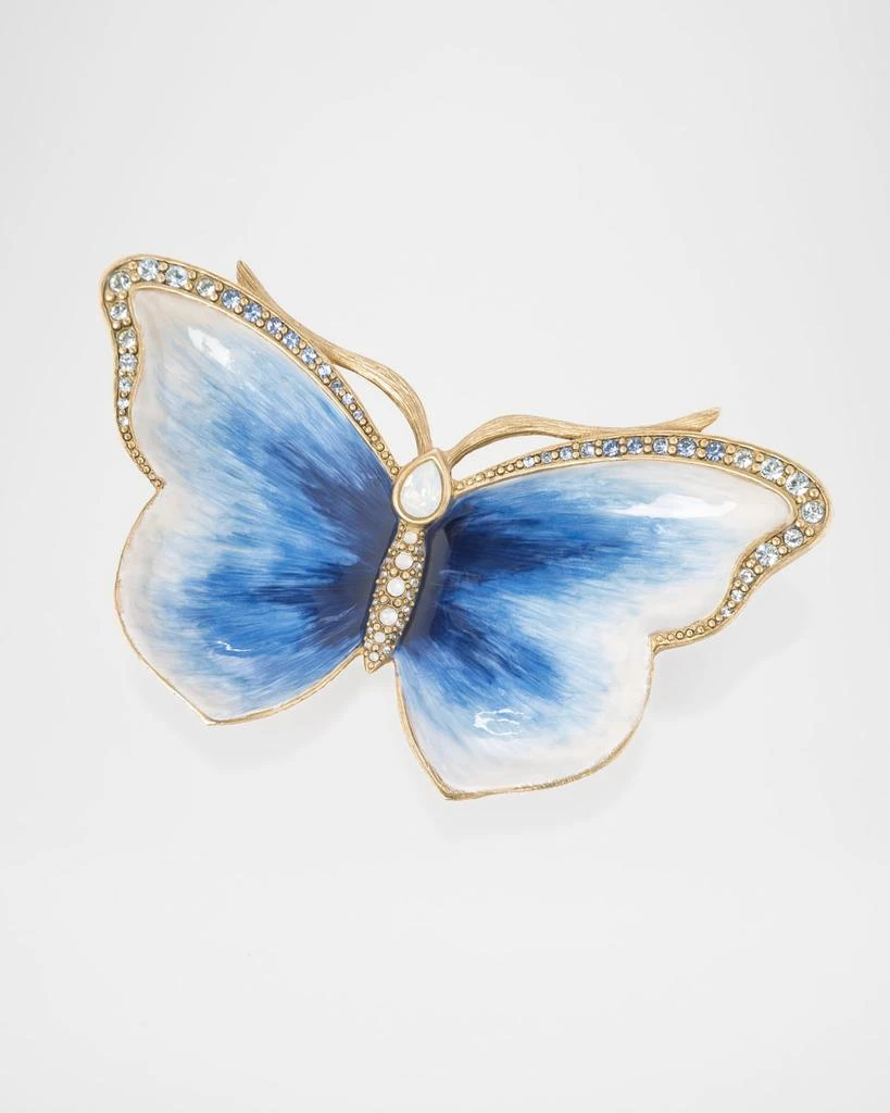 商品Jay Strongwater|Indigo Butterfly Trinket Tray,价格¥2675,第1张图片