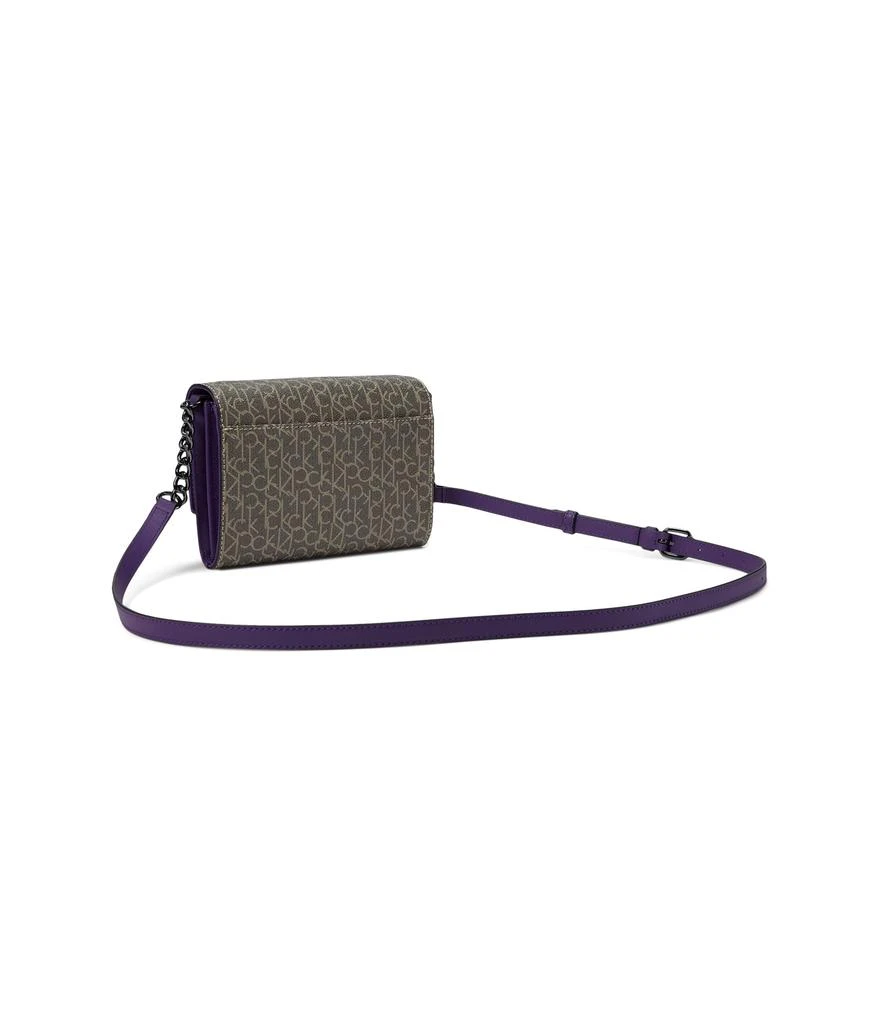 商品Calvin Klein|Key Item Signature Organizational Flap Crossbody,价格¥594,第2张图片详细描述