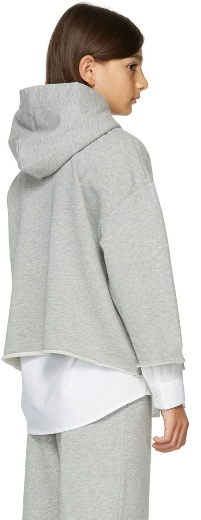 商品MAISON MARGIELA|Kids Grey Cropped Signature Hoodie,价格¥443,第4张图片详细描述