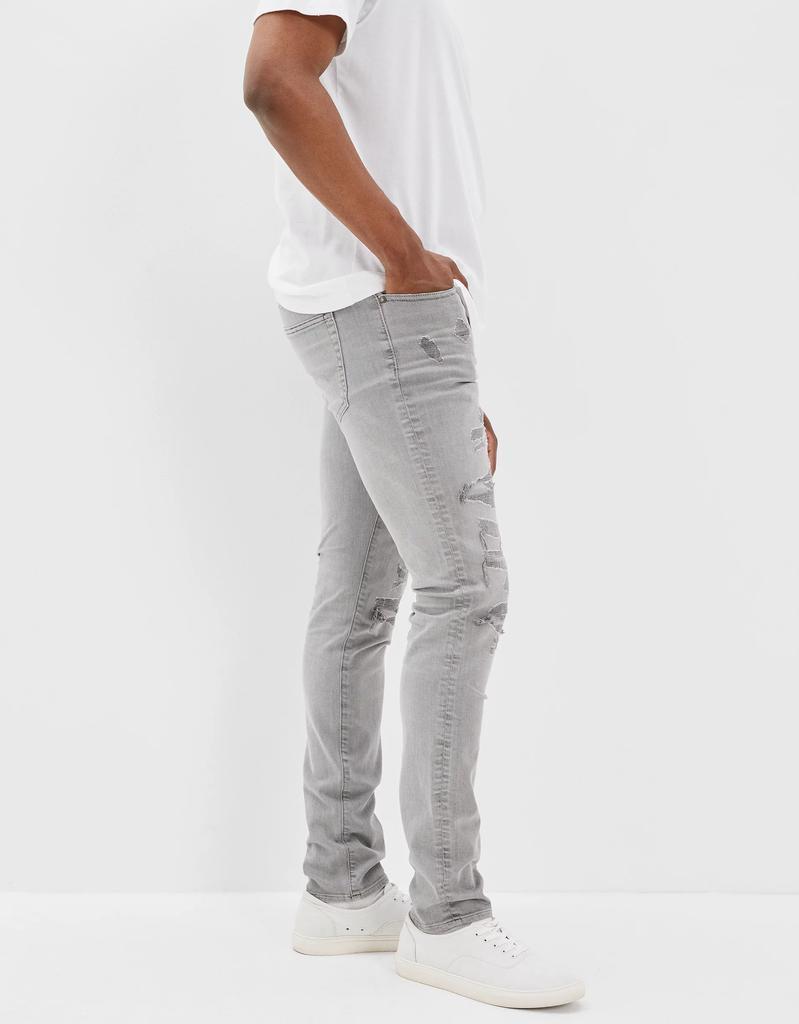 商品AE|AE AirFlex+ Patched Slim Jean,价格¥372,第5张图片详细描述