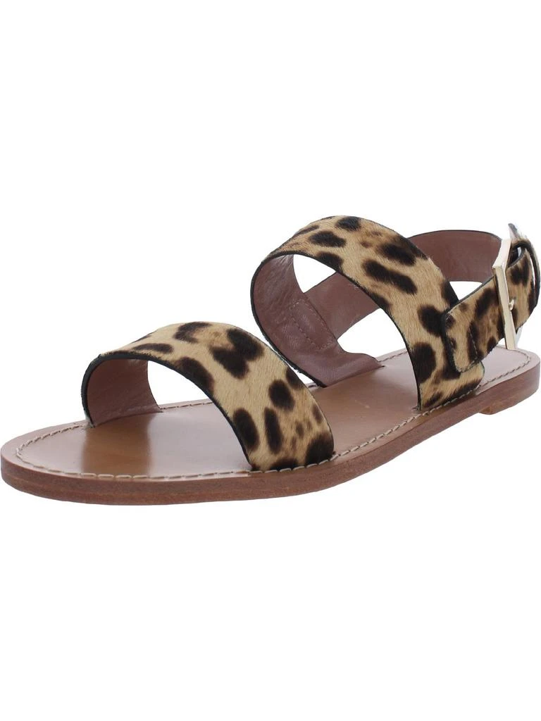 商品RED Valentino|Womens Calf Hair Leopard Print Flat Sandals,价格¥427,第1张图片