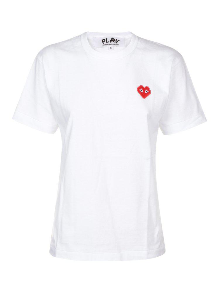 Comme des Garçons Play Crewneck Short-Sleeved T-Shirt商品第1张图片规格展示