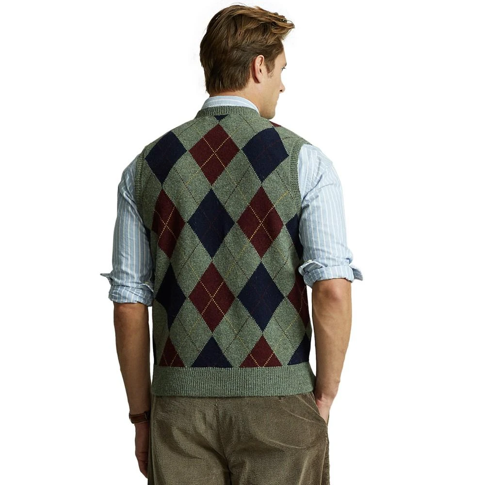 商品Ralph Lauren|Men's Argyle Wool Sweater Vest,价格¥1103,第4张图片详细描述