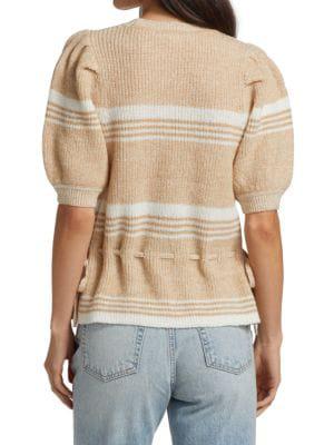 Self-Tie Crochet Sweater商品第2张图片规格展示