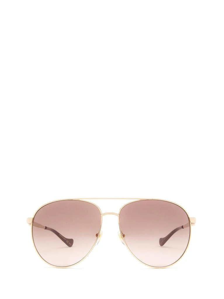 商品Gucci|Gucci Eyewear Aviator Frame Sunglasses,价格¥2232,第1张图片