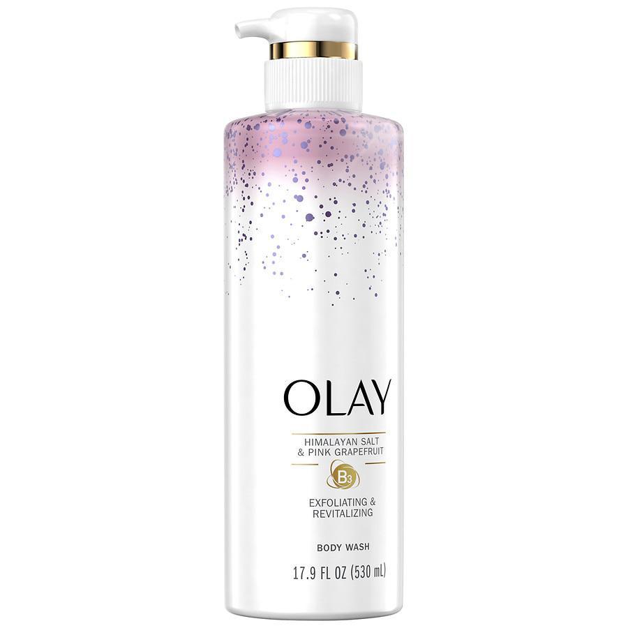商品Olay|Premium Exfoliating & Revitalizing Body Wash Himalayan Salt & Pink Grapefruit,价格¥88,第4张图片详细描述